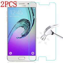 2PCS Tempered Glass For Samsung Galaxy A7 2016 Screen Protector protective film For Samsung A7100 A710F Glass 2024 - buy cheap