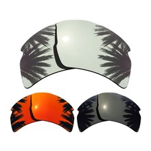 (Silver+Black+Orange Red Mirrored Coating) 3-Pairs Polarized Replacement Lenses for Flak 2.0 XL 100% UVA & UVB Protection 2024 - buy cheap