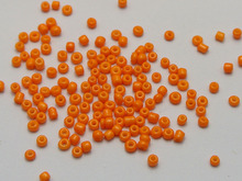 5000 cuentas de semilla de vidrio opaco, 2mm (10/0), naranja + caja de almacenamiento 2024 - compra barato