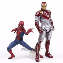 Человек-паук Homecoming Человек-паук/Железный человек MK47 ПВХ фигурка Коллекционная модель игрушки 2024 - купить недорого