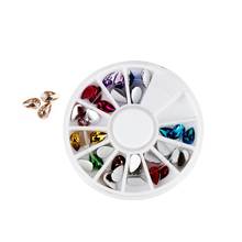 Cute Drop DIY 3d Nail Flatback Rhinestones Nail Rhinestoens For Nails 3D Nail Art Decoration Gems Manicure Wheel 2024 - buy cheap