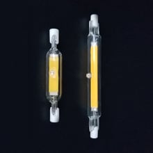 Luz LED R7S COB regulable, 78mm, 118mm, tubo de cristal de bombilla, 15W, 30W, 40W, 50W, reemplazo de lámpara halógena, foco AC 220V, 230V, R7S 2024 - compra barato