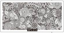 SPV14 big Stamping Nail Art Manicure Tools-6*12 Nail Art Stamp Template Arabesque Full Lace Flower Design Image Nail Stamping 2024 - buy cheap