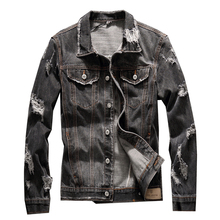 Hot Sale Brand 2019 S-6XL Men Jean Jacket Clothing Denim Jacket Fashion Mens Jeans Jacket Spring Outwear Male Cowboy 2024 - buy cheap