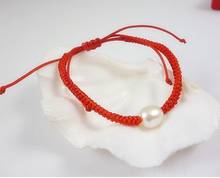 Freshwater Pearl Bracelet Bangle Chains Cheap Beautiful Jewellery Fashion Red Lucky String/Strand Accessory 2024 - buy cheap