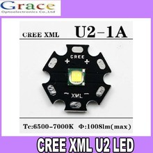 Cree XLamp XML U2-emisor LED de 10W, disipador de calor de estrella de 20mm, Color blanco, 1 unidad 2024 - compra barato