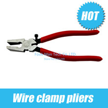 Pliers Red handle brushed stainless steel clamp Flat nose pliers Pull Pliers Gripping tool Clip pliers 2024 - buy cheap