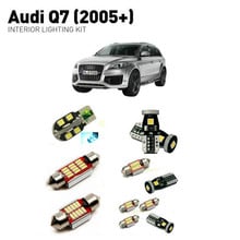 Luzes led interior para audi q7 2005 + 14pc luzes led para carros kit de iluminação lâmpadas automotivas canbus 2024 - compre barato