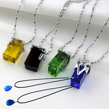 Anime Sword Art Online Cosplay Accessories set Yui Heart Necklace SAO Yuuki Asuna Crystal Pendants for Xmas Gift 2024 - buy cheap
