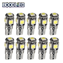 T10 W5W LED Bulb Canbus White 5050 SMD 5 SMD Led Car Light 194 168 Bulbs DC 12V Wedge Lamp Band Decoder Sign Trun Light 10pcs 2024 - buy cheap