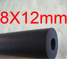 8mm ID 12mm OD NBR tube,Nitrile butadiene rubber tubing, resistance to Diesel, petrol, lubricating oil resistant flexible pipe 2024 - buy cheap