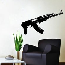 Wall Decal AK47 Gun Russia Wall Decals Vinyl Sticker Wall Sticker For Living Room House Decoration 2024 - buy cheap