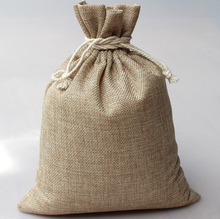 10*14cm 10pcs Vintage Style Jute Sacks Drawstring Gift Bags For Jewelry/wedding/christmas/birthday Packaging Linen Pouch Bags 2024 - buy cheap