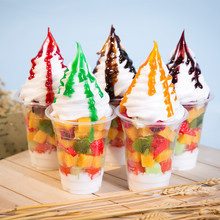Simulation ice Cream model Artificial fruit sundae model ice cream model sundae sample model fake sundae props for Decoration 2024 - buy cheap