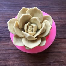 Succulents Flower Chocolate Candy Silicone Mold 3D Mousse Fondant Cake Molds Pastry Biscuits Mould Baking Cake Decoration Tools 2024 - buy cheap