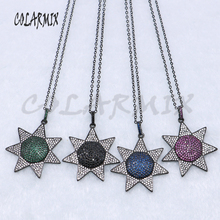 5 strands star necklace solar sun necklace wholesale jewelry necklace costume jewelry  stone gems jewelry gift for women 5053 2024 - buy cheap