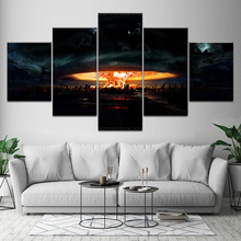 Canvas Painting The scene 2012 end of the world 5 Pieces Wall Art Painting Modular Wallpapers Poster Print  Home Decor 2024 - buy cheap