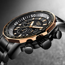 2019 Nova LIGE Moda Mens Relógios de Luxo Da Marca Negócio Relógio de Quartzo Esportes Dos Homens À Prova D' Água Grande Mostrador do Relógio Masculino Relógio Relojes Hombre 2024 - compre barato