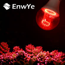 EnwYe Grow Light E27 220V 6W 12W Full Spectrum Indoor Plant Lamp For Plants Vegs Hydroponic System Plant 2024 - buy cheap