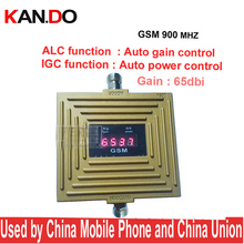 AMPLIFICADOR DE señal GSM de 900mhz, repetidor GSM, amplificador de señal de teléfono, con Control de ganancia automática, 65dbi, AGC + ALC 2024 - compra barato