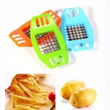 2016 Chips de Batata Vegetal Slicer Cortador Chopper Ferramenta de Tomada de Aço Inoxidável Acessórios De Cozinha Ferramenta de Corte de Batata Fritas SF460 2024 - compre barato