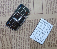 White Color New Housing Keyboards Main Function Keypads buttons Cover Case For Nokia E66 Free Shipping 2024 - buy cheap