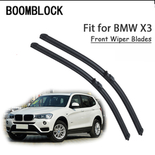 BOOMBLOCK 2PCS High Quality Front Windshield Wiper Blades For BMW X3 F25 E83 2017 2016-2011 2010-03 Accessories 2024 - buy cheap