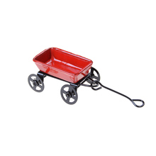 1PCS Cute Dollhouse Miniature Garden Metal Cart Red Furniture Toys Pretend Play Classic Toys Doll House Decoration Gift 2024 - buy cheap