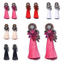 ZRM 5 colors Fashion Crystal Charm Princess Tassel Earrings Women Jewelry For Original Factory Supply 2024 - buy cheap