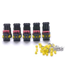 5 sets Kit 3 Pin Way Waterproof Electrical Wire automotive Connector Plug for car 2024 - buy cheap