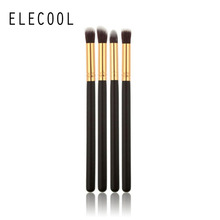 ELECOOL 4Pcs Professional Eyeshadow Brushes Blending Eye Shadow Makeup Tool Eyelash Pencil Brush Top Quality for Women High End 2024 - buy cheap