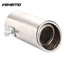Vehemo Diameter 51-51mm Car Tail Pipe Car Styling Exhaust Tail Stainless Steel Exhaust Muffler Tip Pipe Rear Vehicle 2024 - buy cheap