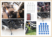 30 pçs modelagem da motocicleta chapeamento porca tampa de parafuso decorativo para yamaha fz750 fzr750r genesis fzr1000 fj1100 fj1200s t 2024 - compre barato