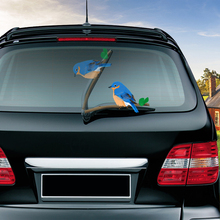 Cute Robin Waving Wiper Decals PVC Car Styling  Window Wiper Stickers Rear Windshield Car Stickers And Decals for Auto Products 2024 - buy cheap