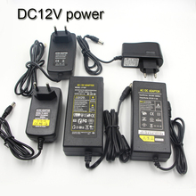 Adaptador de fonte de alimentação, transformador de condutor de led ac110v 220v para dc12v 24v adaptador de energia para tira de luz 3528 5050