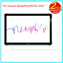 For Mediapad M5 10 10.8 pro Toughened Tempered Glass membrane For Huawei MediaPad M5 Pro 10.8" Steel film Screen Protect 2024 - buy cheap