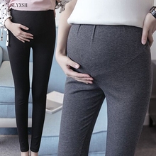 SLYXSH Новинка Весенняя хлопковая одежда для беременных осенние женские брюки для беременных Леггинсы Одежда для беременных 2024 - купить недорого