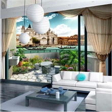 Beibehang-papel tapiz de mural de papel tapiz 3d, Gran mural de fondo romántico para dormitorio, sala de estar, sofá, TV, papel pintado con foto 3d 2024 - compra barato