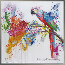 Bird Oil painting On Canvas Wall Pictures Paintings For Living Room Wall Art Canvas plattle knife modern abstract hand painted a 2024 - buy cheap