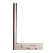 Narrow Side Angle Square 125*80mm Stainless Steel Knife-Shaped Rectangular Device 90 Degree Grade 0 Blade Measurement Tool 2024 - buy cheap