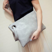 Six senses women handbag pu leather envelope bag black gray day clutch lady evening bag female clutches vintage bolsas XD3358 2024 - buy cheap