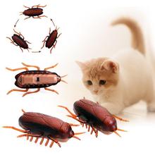 Uds electrónicos cucaracha gato batería de juguete alimentado corriendo insectos juguetes para mascotas perro gato interactivo, suministros para mascotas, 4.5x2cm 2024 - compra barato