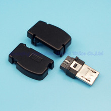 Бесплатная доставка, 10 комплектов, «сделай сам», 3 в 1, разъем Micro 5p USB, штекер Mini USB с пластиковой магнитной вилкой, соединение проводов 2024 - купить недорого