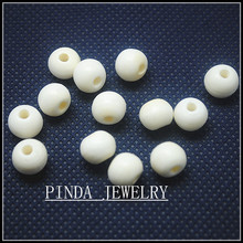 Nature White Ox beads beads accessories DIY beads round shape size 6mm 8mm 10mm 12mm 2024 - buy cheap