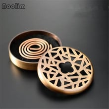 Copper Coil Incense Burner With Hollow Cover Home Decor Zen Buddhist Aromatherapy Censer Chinese Style Incense Holder 2024 - buy cheap