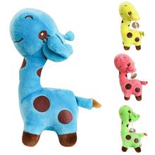 Muñeco de jirafa de simulación para niños, juguete de felpa suave para niños, regalo de cumpleaños 2024 - compra barato