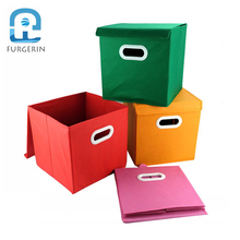 Furgerin-cesta organizadora de maquiagem, caixa de armazenamento de roupas dobrável para brinquedos, caixa quadrada não tecida para embalar roupas 2024 - compre barato