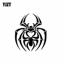 YJZT 15.1CM*18CM A Ferocious Spider Car Sticker Vinyl Decal Black/Silver C19-0201 2024 - buy cheap