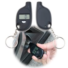 Tire Gauge Digital LCD display  Mini Keychain style Car Tyre Air Pressure tester meter Car Auto Motorcycle tire Safety alarm 2024 - buy cheap