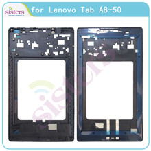 Marco frontal para Lenovo Idea Tab A8-50 LCD bisel marco para Lenovo A8-50 LCD placa bisel LCD carcasa de repuesto reparación de la parte 2024 - compra barato